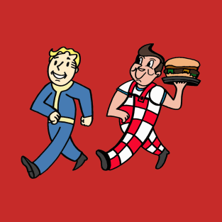 Vault Boy, Bob's Big Boy by Pollux T-Shirt