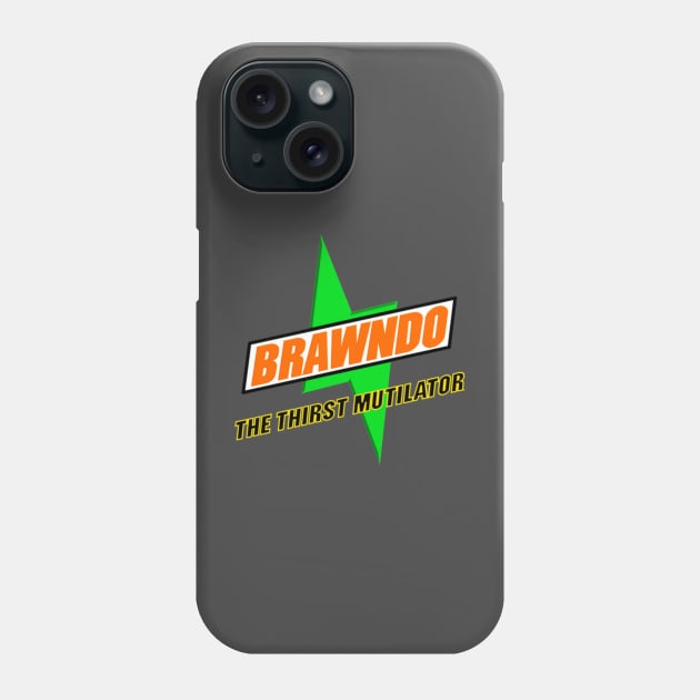 Brawndo The Thirst Mutilator Phone Case by szymkowski