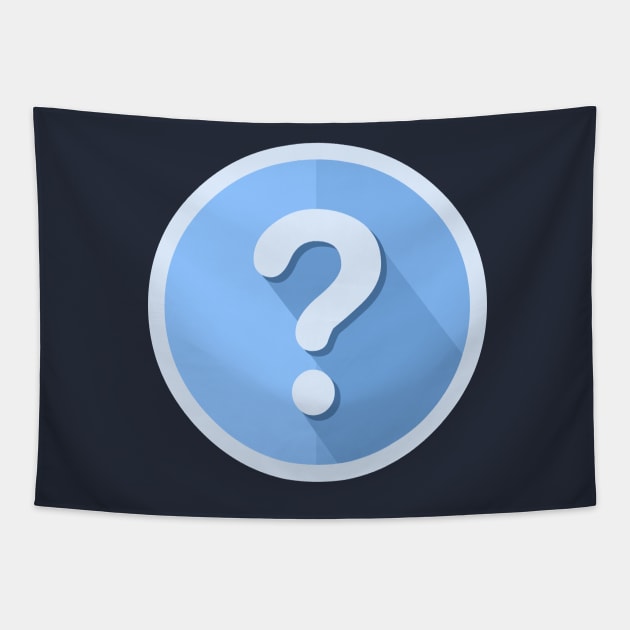 Question Mark Icon Tapestry by LironPeer