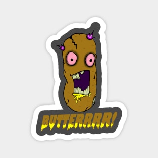 Zombie Potato Butter Scream Magnet