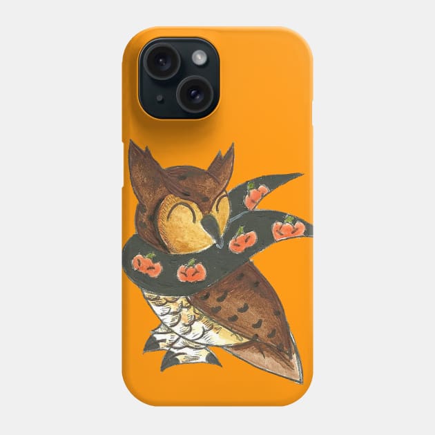 Happy Owl-o-Ween! Phone Case by KristenOKeefeArt