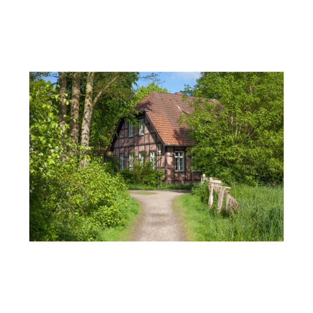 Bremen; Bremen-North, way; Schoenebeck; House; half-timbered house; Bremen Switzerland by Kruegerfoto