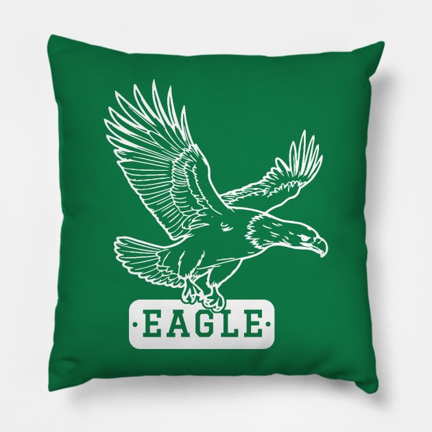 Eagle - Go Bird Pillow by kanystiden