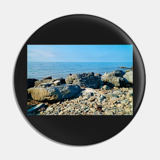 Pebbles & Rocks Beach With Ocean View - Coastal Scenery - Aberaeron Pin