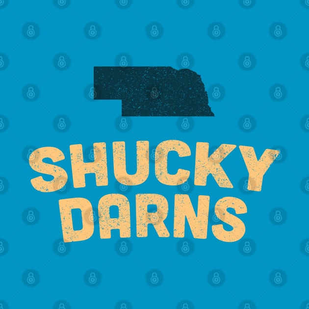 Shucky Darns Nebraska Corn Pun by Commykaze