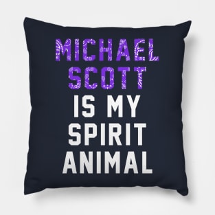 Micheal is My Spirit Animal Pillow