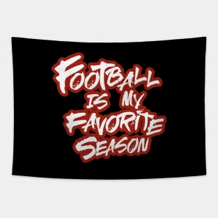 Football Is My Favorite Season Tapestry