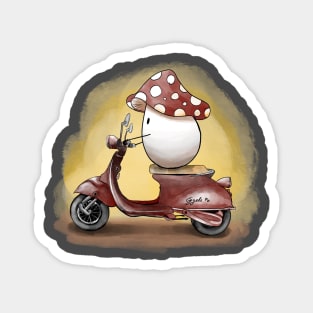 Eggels Retro Scooter Magnet