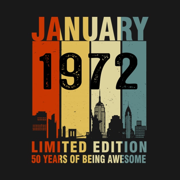 January 1972 Limited Edition 50 Years Of Being Awesome by tasmarashad