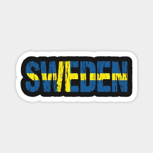 Sweden Flag Swedish Distressed Magnet