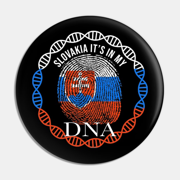 Slovakia Its In My DNA - Gift for Slovakian From Slovakia Pin by Country Flags