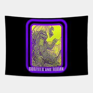 GODZILLA and RODAN Tapestry