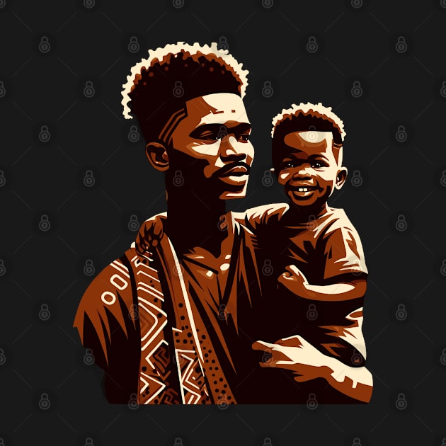 Afrocentric Father And Son by Graceful Designs