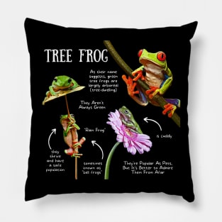 Animal Facts - Tree Frog Pillow