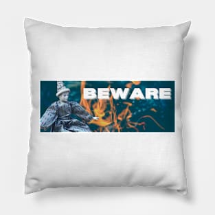 beware of the clown Pillow