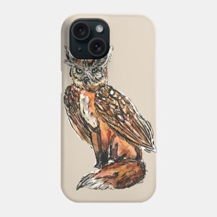Fox Owl Phone Case