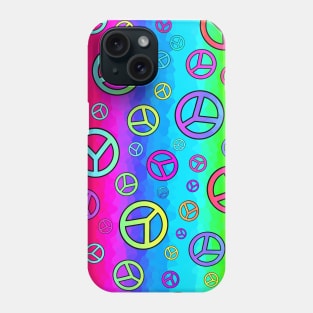 Psychedelic Peace Symbol - Peace Sign Art Phone Case