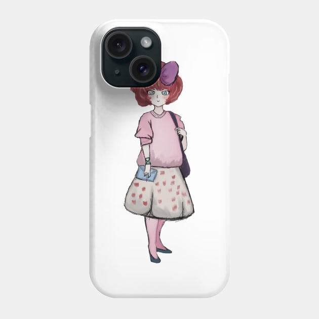 Anime Rose The Rosary Messenger. Phone Case by HappyRandomArt