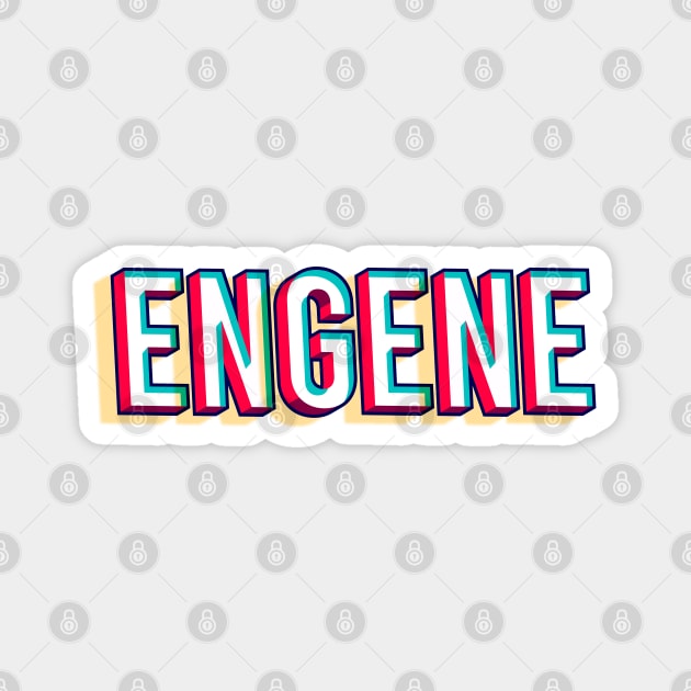 ENHYPEN ENGENE typography Magnet by Oricca