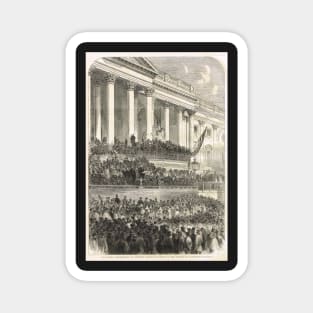 Second inauguration Abraham Lincoln 1865 Magnet