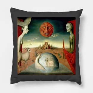 Satan concept hell Pillow