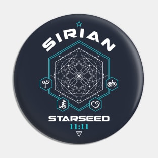 Sirian Starseed Light Code Sacred Geometry 11:11 Pin