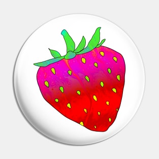 Trippy Strawberry Variation 2 Pin