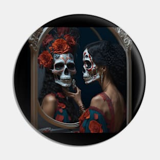 Catrina's Reflection Pin