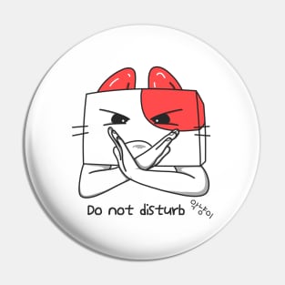 Do not disturb - aknyangi, cat miaw lovers Pin