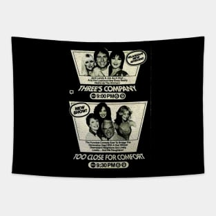 threes company Tapestry