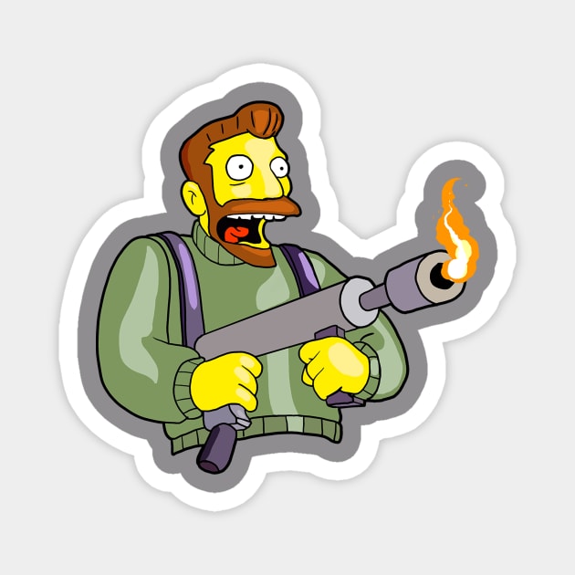 Hank Scorpio Magnet by The simp shack 