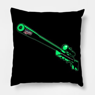 Punchado Sniper Rifle Blank Text, v. Code Green Pillow