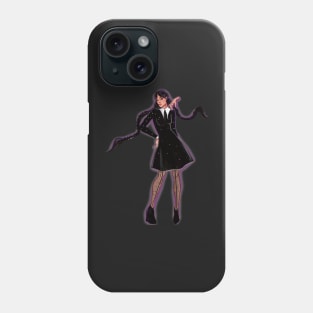 Spooky Mode On Wednesday Friday Addams Phone Case