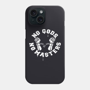 No Gods No Masters Handcuffs Slave Obey Atheist T Shirts Phone Case