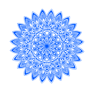 Mandala (blue) T-Shirt