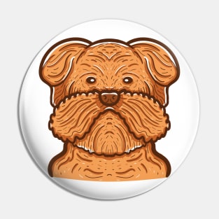 Cute Brussels Griffon Dog Pin