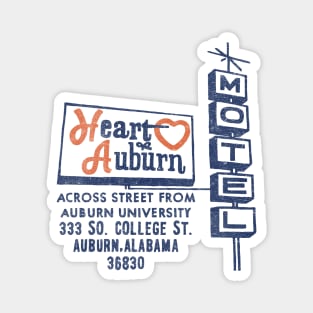 Heart of Auburn Motel Magnet