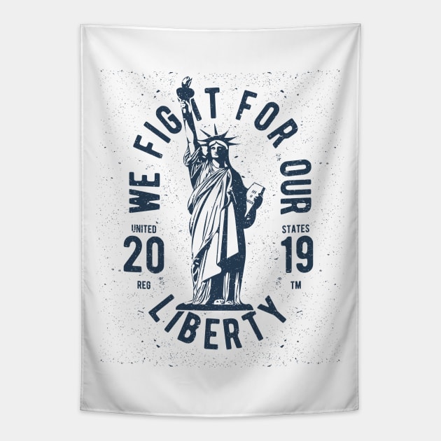 Fight For Liberty Tapestry by JakeRhodes