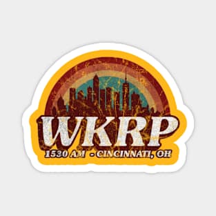 WKRP - Authentic Distressed Style Magnet