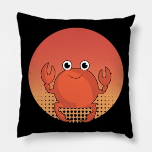 Funny Crab excitement birthday cool celebrate Pillow