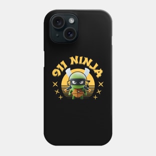 Funny 911 Dispatcher Ninja Phone Case