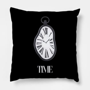 Modern Aesthetic Watch Time: Timeless Elegance Pillow