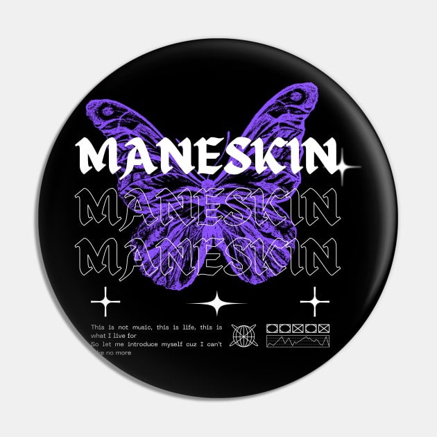Maneskin // Butterfly Pin by Saint Maxima