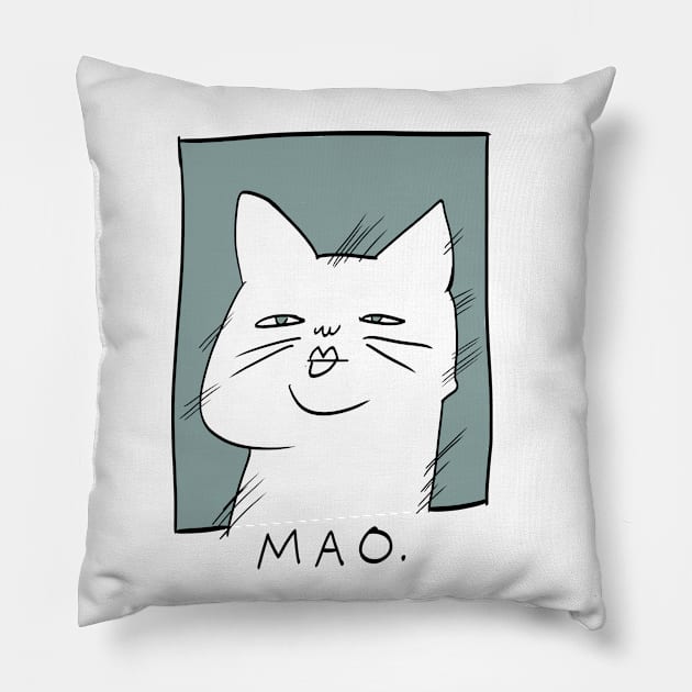 Disturbed Mao. Pillow by Rizzminkins