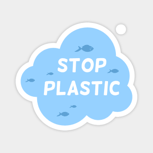 Stop plastic Magnet