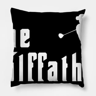 Mens The Golffather Golf Father Funny Golfing Fathers Day Pillow