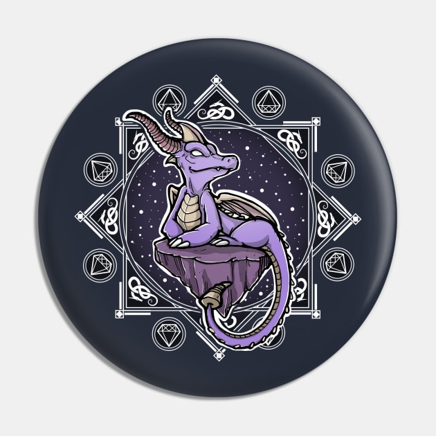 Violet Dragon Pin by xMorfina