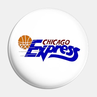 Vintage Chicago Express Basketball Pin