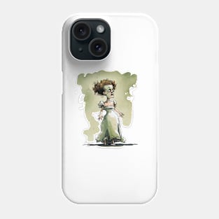 Cute Horror Icon Bride of Frankenstein Phone Case