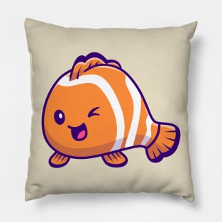 Cute Clown Fish Pillow